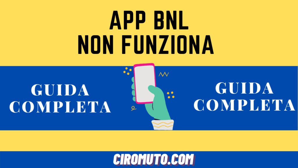 App bnl non funziona