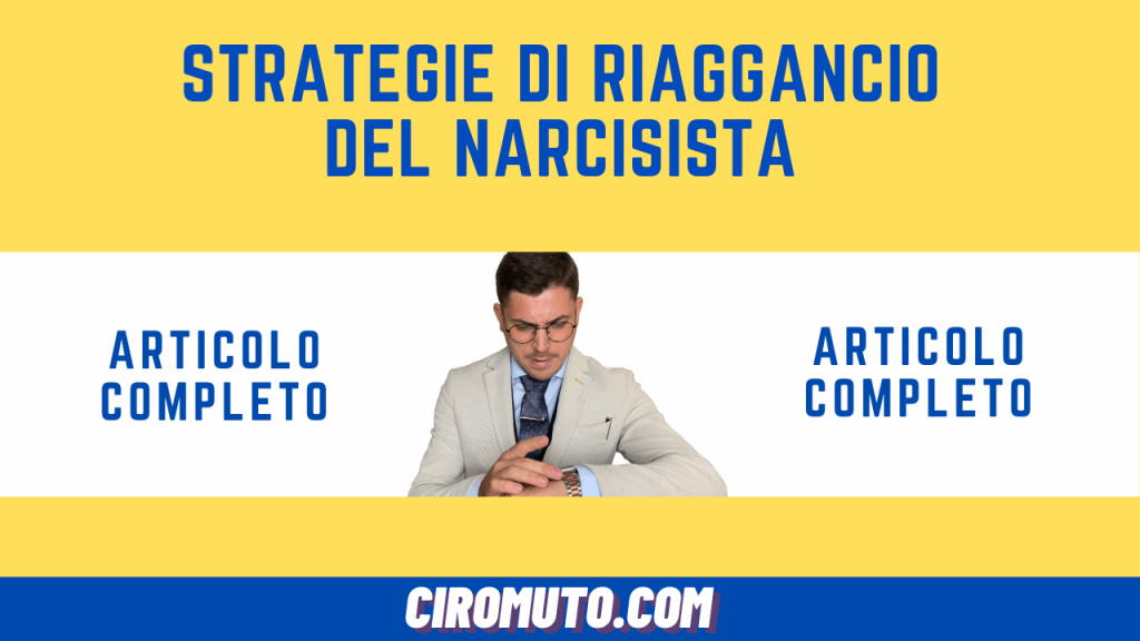 strategie di riaggancio del narcisista