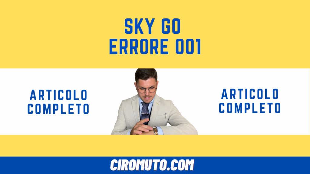 sky go errore 001