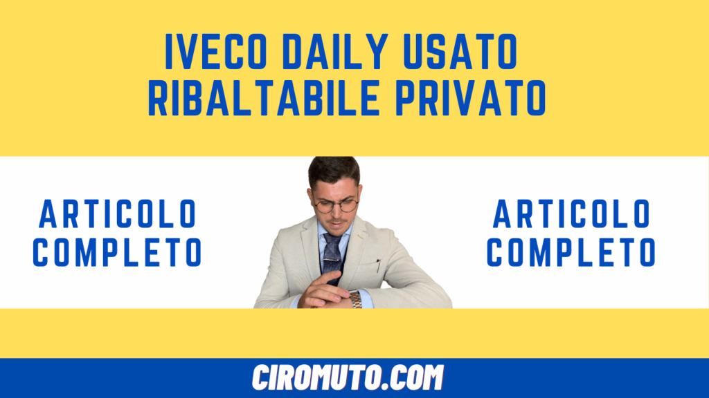 iveco daily usato ribaltabile privato