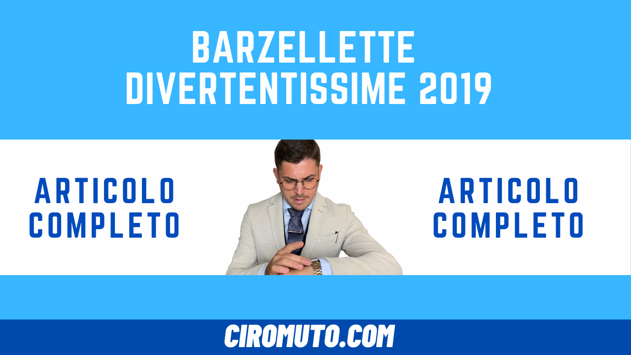 30 barzellette divertenti