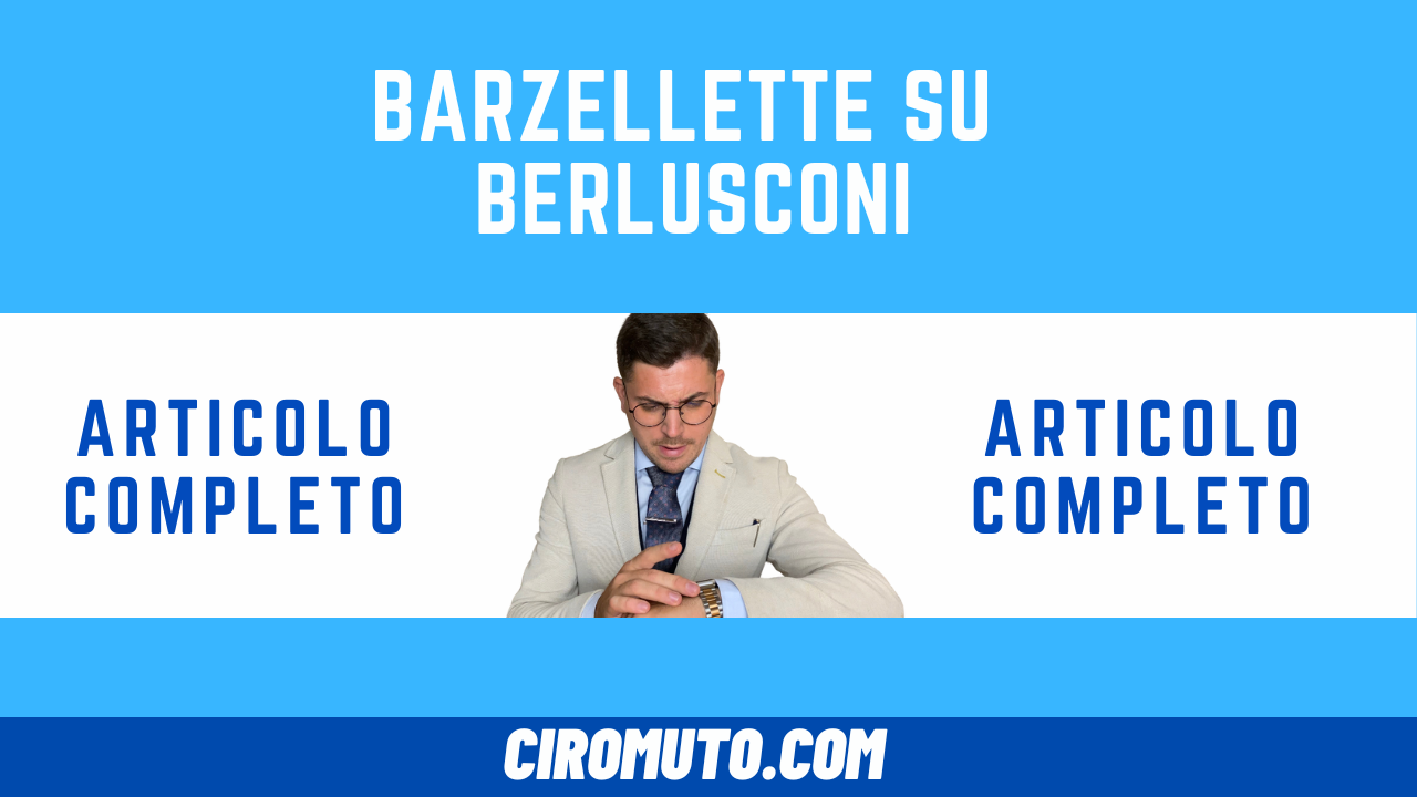 barzellette su Berlusconi