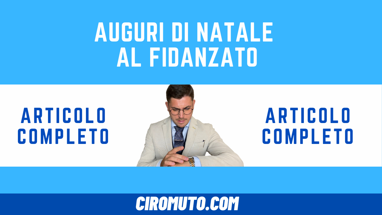 auguri di natale al fidanzato