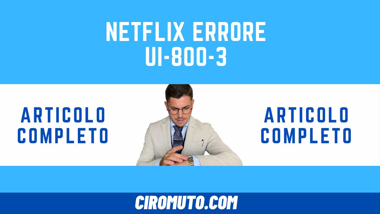 netflix errore ui-800-3